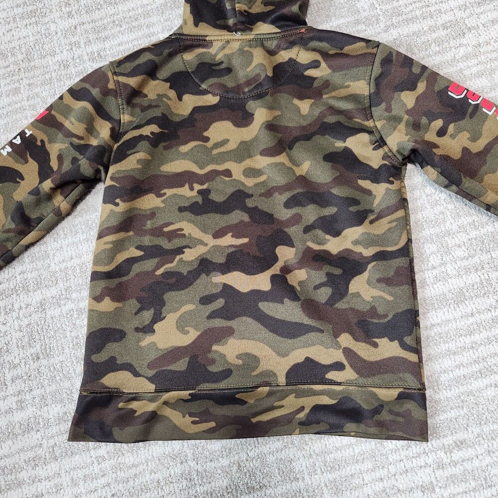 NFL Tampa Bay Buccaneers Youth Camo Hoodie Sweatshirt Size Large 14-16 - Picture 10 of 11